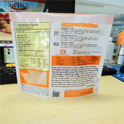 メキシコ ブラジルのチーズ パフのブラジルのチーズ パフのクッキーのチーズ破片を包む注文のロゴのプラスチック袋