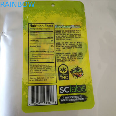 Cbd Thcのファッジは熱Sealableポリ袋、粘着性Cbdのためのアルミ ホイルの磨き粉を播きます