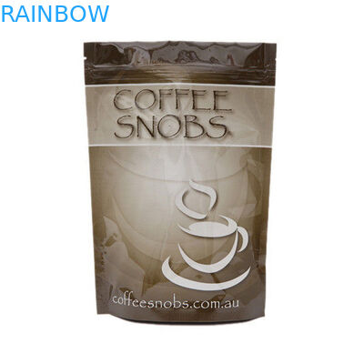 習慣250g 500g 1kgの正方形のブロックの平底のジップ ロック式のコーヒー豆包装袋