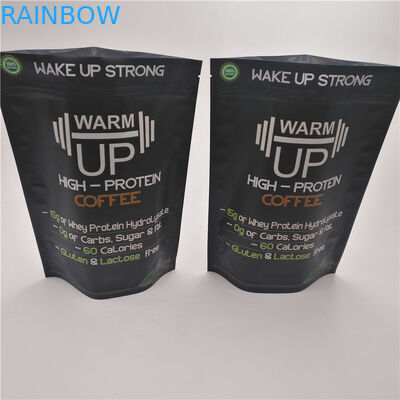 再使用可能な食品等級はホイルのコーヒー バッグ250g 500g 1kgを包むプラスチック袋を立てます