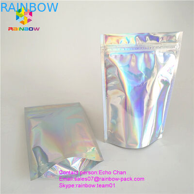 再使用可能化粧品または塩のパッキングのために印刷しないでレーザー光線写真ホイル袋を立てて下さい
