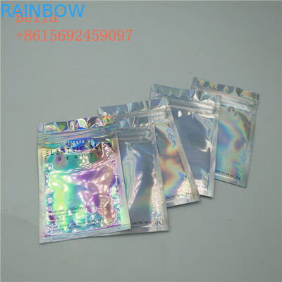 3包む側面のシール ホイルの袋は小さい化粧品ジッパーが付いている袋を立てます