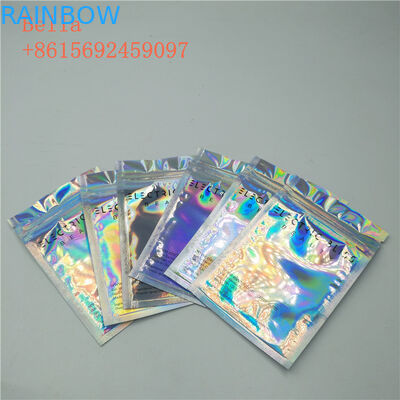 3包む側面のシール ホイルの袋は小さい化粧品ジッパーが付いている袋を立てます