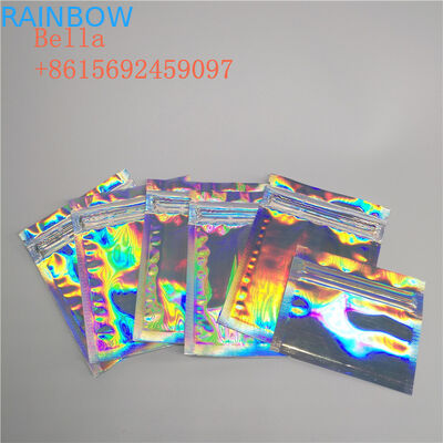 3包む側面のシール ホイルの袋は小さい化粧品ジッパーが付いている袋を立てます