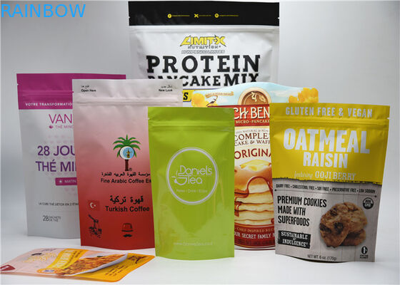 軽食袋の包装を立てて下さい