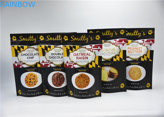 軽食袋の包装を立てて下さい