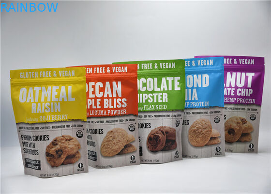 軽食袋の包装を立てて下さい