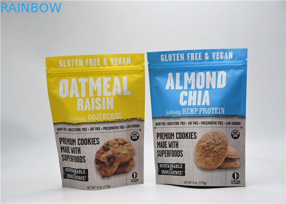 軽食袋の包装を立てて下さい