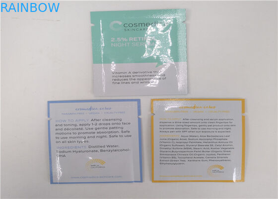 光沢のある効果の化粧品の包装袋