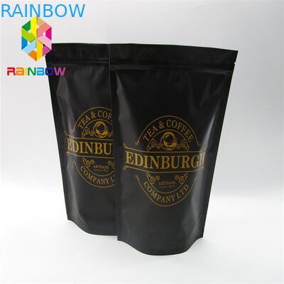 ヒート シールされる薄板にされたアルミ ホイルのプラスチック袋の包装は弁が付いている袋を立てます