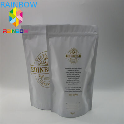 ヒート シールされる薄板にされたアルミ ホイルのプラスチック袋の包装は弁が付いている袋を立てます