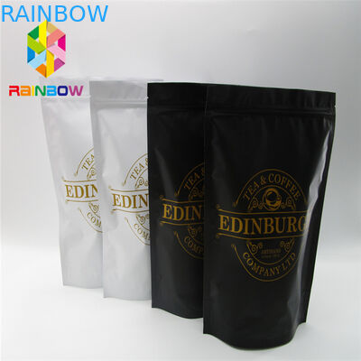 ヒート シールされる薄板にされたアルミ ホイルのプラスチック袋の包装は弁が付いている袋を立てます