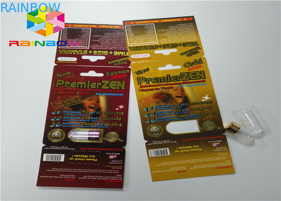 3D効果の狂気のサイ69のサイ7のカプセルの性の丸薬は男性の強化の丸薬包装箱およびまめ3dカード/箱を梳きます