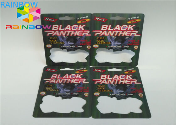 3D効果の狂気のサイ69のサイ7のカプセルの性の丸薬は男性の強化の丸薬包装箱およびまめ3dカード/箱を梳きます