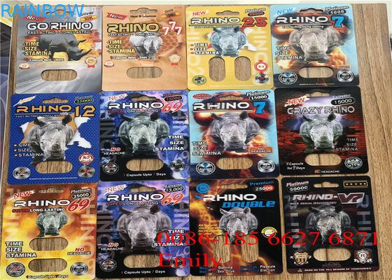 薬剤の産業のために熱い押すことを包む赤いGoldreallasのプラスチック包装