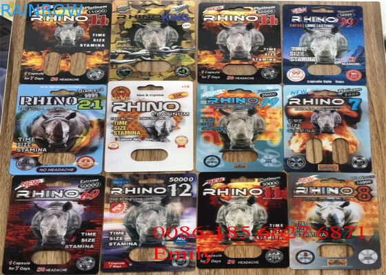 浮彫りになる表面効果と包む便利なサイの丸薬プラスチック包装