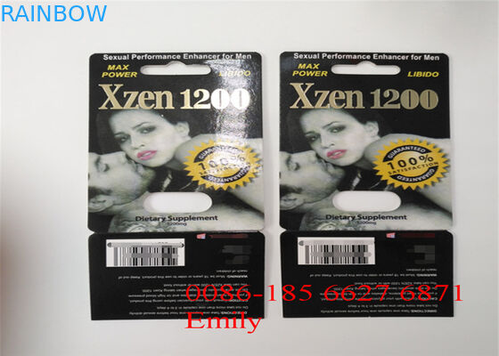 すべての性質FX9000の陰茎力のカプセルのために包むペーパー物質的なまめカード