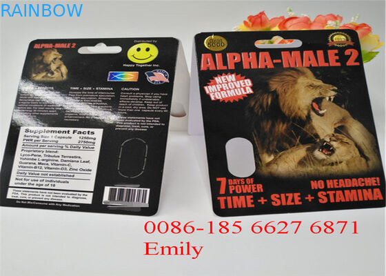 最高の人のカプセルの包装を高めるために包むOEMのまめカード