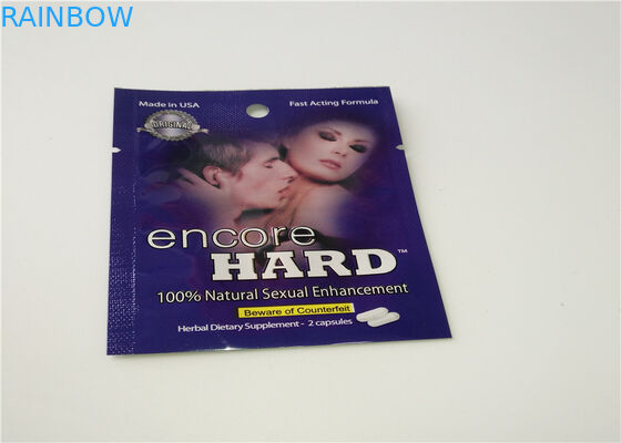 透明な色のアルミ ホイルの草の香包装の無光沢OPPの材料