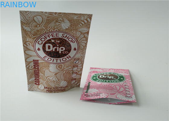 透明な色のアルミ ホイルの草の香包装の無光沢OPPの材料