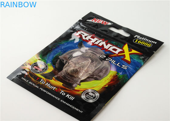 透明な色のアルミ ホイルの草の香包装の無光沢OPPの材料