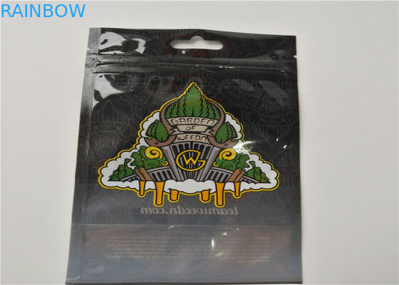 透明な色のアルミ ホイルの草の香包装の無光沢OPPの材料