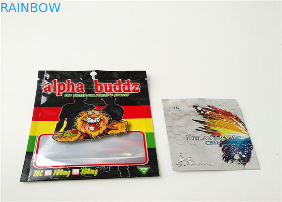 薄板になるアルミニウム層と印刷される注文のロゴを包む小型の草の香