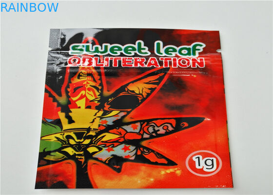 薄板になるアルミニウム層と印刷される注文のロゴを包む小型の草の香