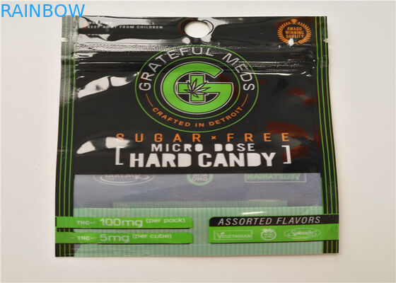 Buttomの閉鎖の草の香の気密のジッパーのシールとの包装のグラビア印刷の印刷