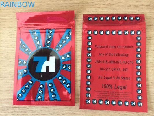 光沢のあるホイルのプラスチック ジッパー袋7hの注文のラベルはCBDの種のカプセルのために印刷しました