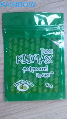 包む臭いの証拠の草の香食品包装のためのプラスチック ジッパー袋