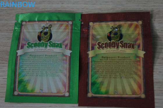 薄板にされた物質的円形のこつの穴との袋のグラビア印刷の印刷を立てます