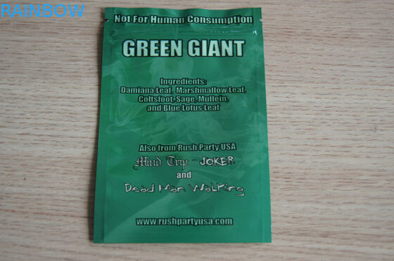 タバコの許可のための再生利用できる注文のロゴを包む明確な前部草の香