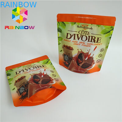 包む食品等級のプラスチック袋マットは軽食のための袋袋を立てます