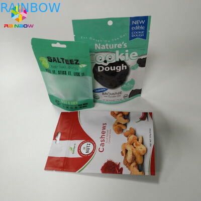 多彩上のジップ ロック式の破損のノッチが付いている袋袋のマットの表面を立てて下さい