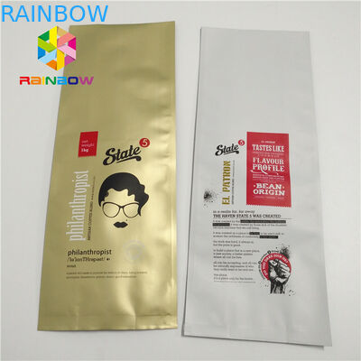 包む大きいサイズのプラスチック袋弁のクォードのシールの側面が付いているアルミ ホイル袋