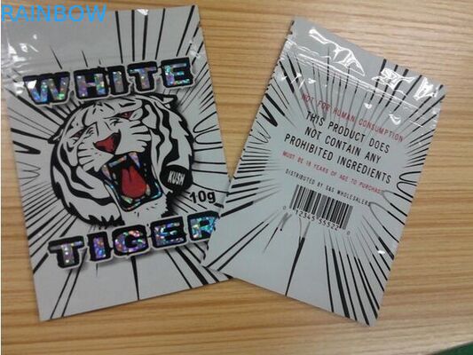 3 Ipperの上のハンドルが付いている側面のシールの袋のマイラー ホイル材料を印刷するRavure