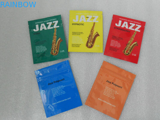 包みの磨き粉のCMYK色の食品等級材料が付いているプラスチック ジッパー袋