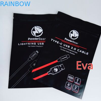 USBの壁車の充電器の包装のための掛かる穴プラスチックによって密封される袋