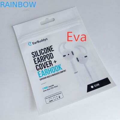 プラスチックのジッパーのシールはヨーロッパの掛かる穴と扱うグラビア印刷の印刷表面を袋に入れます