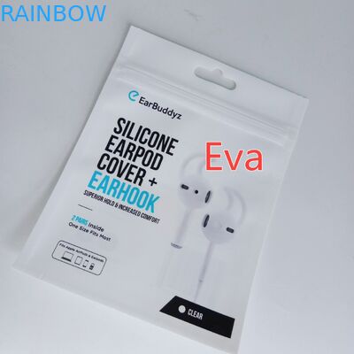 プラスチックのジッパーのシールはヨーロッパの掛かる穴と扱うグラビア印刷の印刷表面を袋に入れます