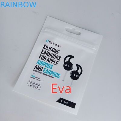 プラスチックのジッパーのシールはヨーロッパの掛かる穴と扱うグラビア印刷の印刷表面を袋に入れます