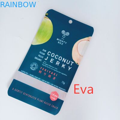 マイラーのジッパーの習慣はココナッツ急な動き/ドライ フルーツのための軽食袋の純粋なプラスチックを印刷しました