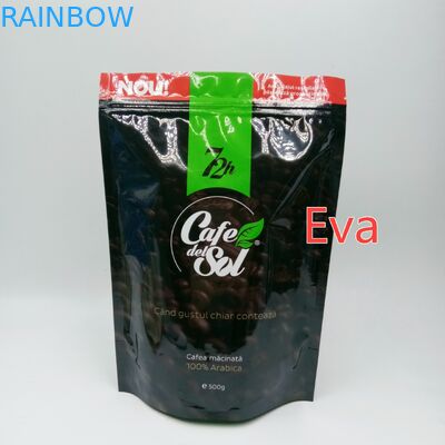 銀製のプラスチックはコーヒー茶粉の包装のために無毒な袋袋500gを立てます