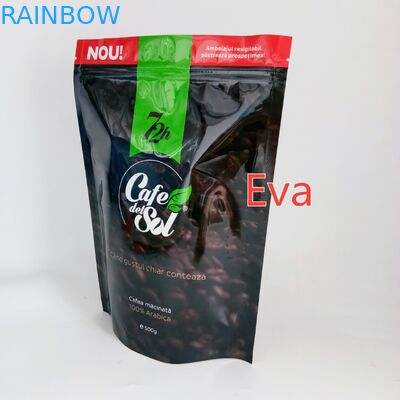 銀製のプラスチックはコーヒー茶粉の包装のために無毒な袋袋500gを立てます