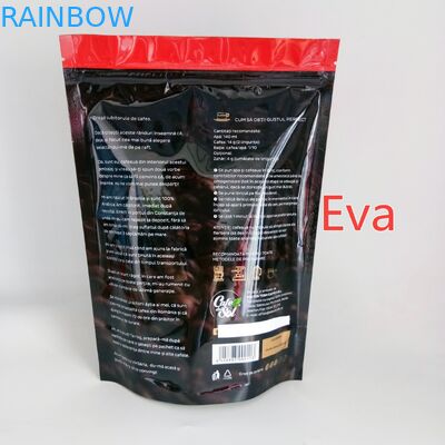 銀製のプラスチックはコーヒー茶粉の包装のために無毒な袋袋500gを立てます
