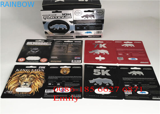 包む商標のまめカード サイの丸薬プラスチックまめの包装