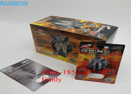 包む商標のまめカード サイの丸薬プラスチックまめの包装