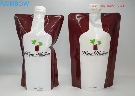 フルーツ ジュースのためのプラスチック圧搾の食品等級を包む再使用可能な口の袋