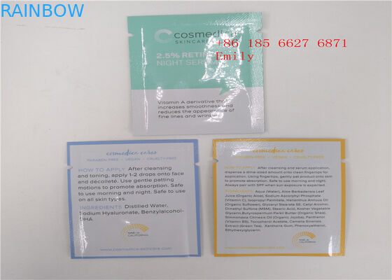 習慣によって印刷される化粧品の包装袋